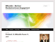 Tablet Screenshot of brueckenforum.org